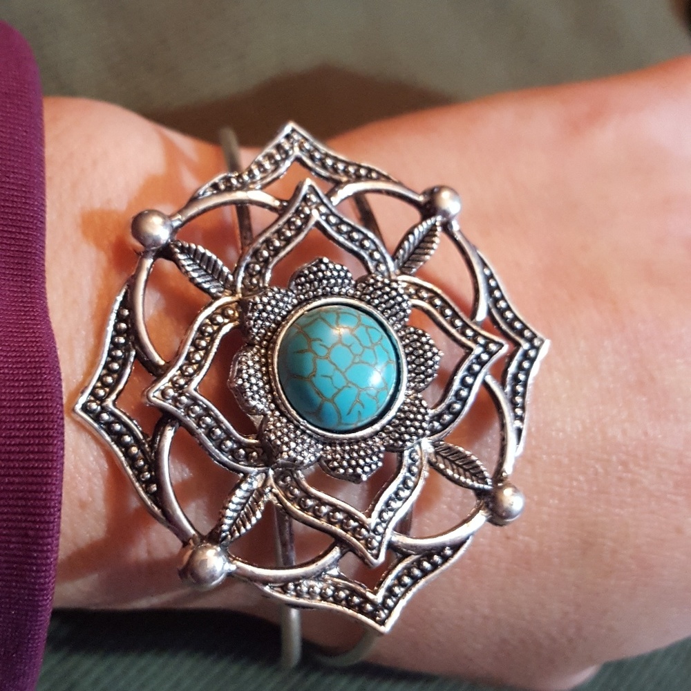 Yoga cuff bracelet